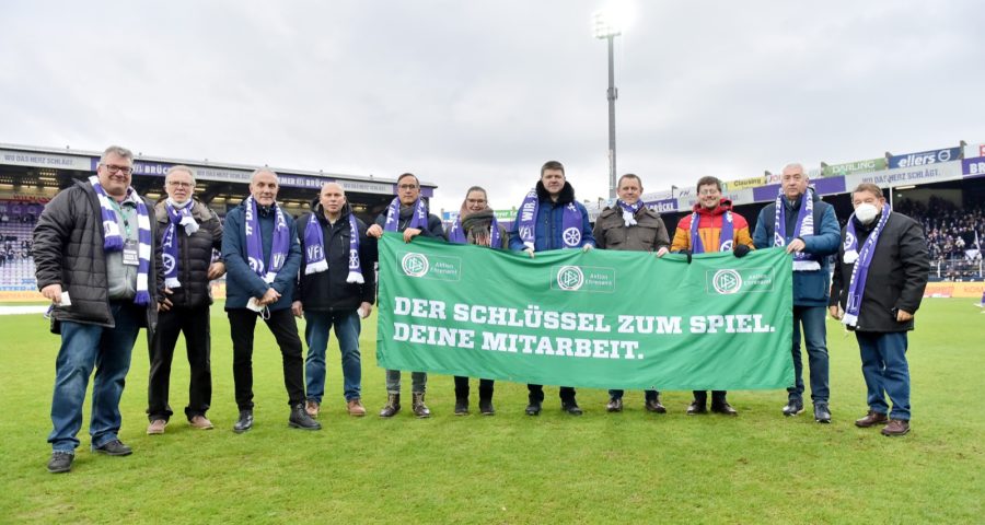  Lars Grunert: Kreissieger im Wettbewerb „DFB-Ehrenamtspreis“ zu Gast beim VFL Osnabrück