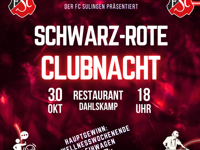  SCHWARZ-ROTE CLUBNACHT